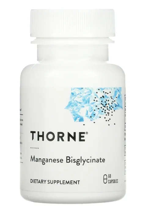 Марганець Бісглицинат Thorne Research Manganese Bisglycinate, 60 капсул