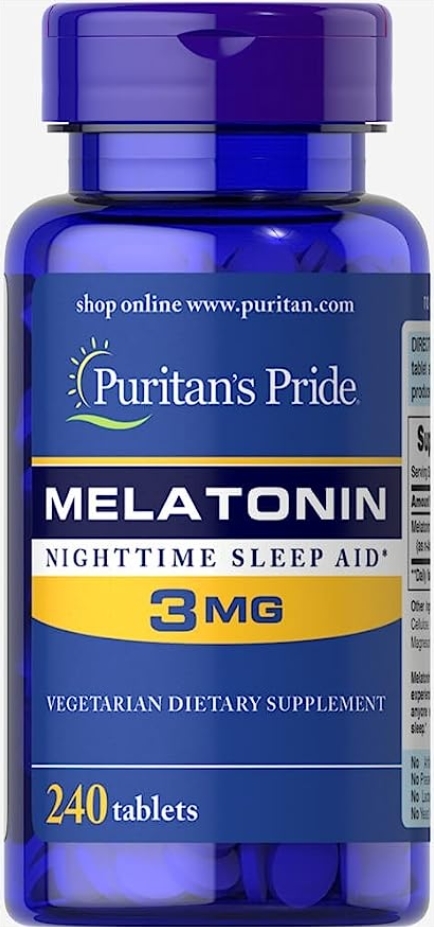 Мелатонин Puritan's Pride 3 мг, 240 таблеток