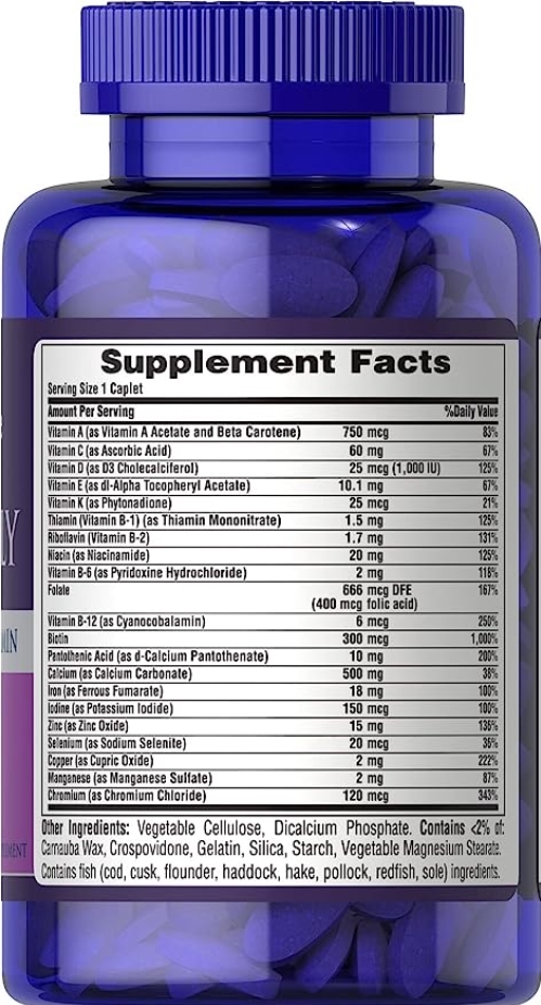 Мультивитамины для женщин Puritan's Pride One Daily Women's Multivitamin, 100 каплет