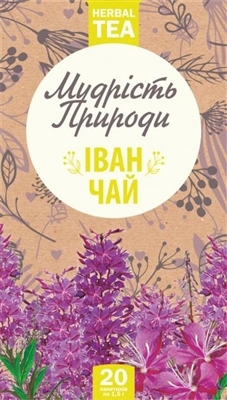 Фиточай Мудрость природы Иван-чай, 20 пакетов