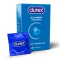 Презервативи латексні Durex Classic класичні з силіконовою змазкою, 18 штук