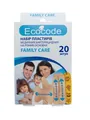 Набор пластырей Ecocode Family Care разные размеры, 20 штук