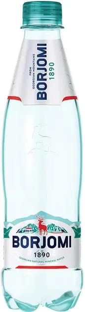 Вода мінеральна Borjomi газована, 0,5 л