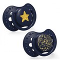 Пустушка силіконова Lovi Stardust динамічна, 22/894_blu, 6-18 місяців, синя, 2 шт