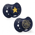Пустушка силіконова Lovi Stardust динамічна, 22/892_blu, 0-3 місяців, синя, 2 шт