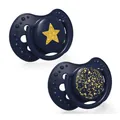 Пустушка силіконова Lovi Stardust динамічна, 22/892_blu, 0-3 місяців, синя, 2 шт