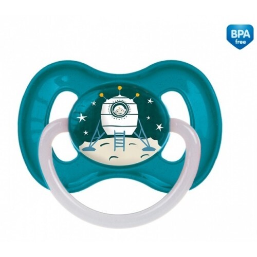 Пустушка латексна Canpol Babies 23/221 Space кругла 0-6 місяців, 1 шт