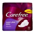 Прокладки Carefree Ultra Super Plus для критичних днів, 10 шт