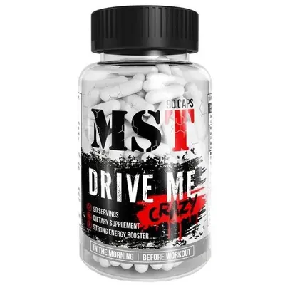 Передтренувальний комплекс MST Nutrition Drive Me Crazy, 90 капсул