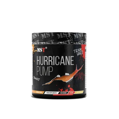 Передтренувальний комплекс MST Nutrition Hurricane Pump тропічний пунш, 300 г