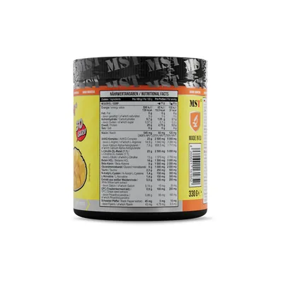 Передтренувальний комплекс MST Nutrition Pump Killer манго-маракуйя, 330 г