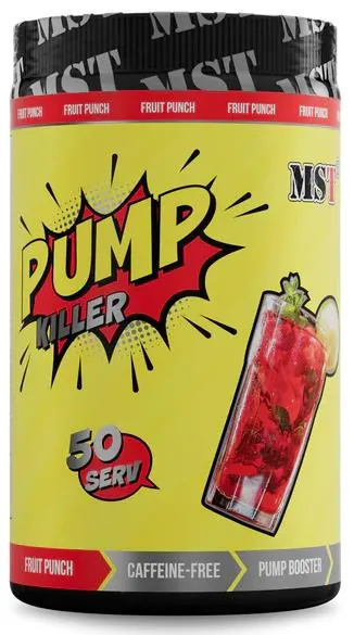Передтренувальний комплекс MST Nutrition Pump Killer фруктовий пунш, 550 г