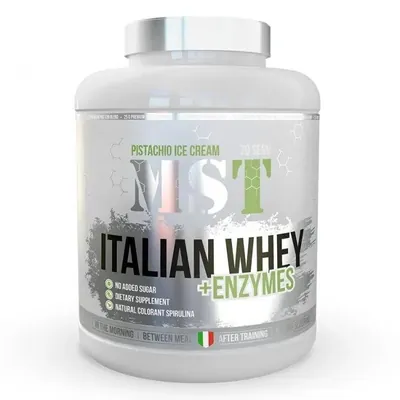 Протеїн сироватковий концентрат MST Nutrition Itallian Whey + Enzymes фісташкове морозиво, 2240 г