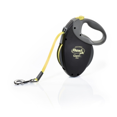 Поводок-рулетка Flexi Giant Professional лента 10m/50кг желтый 30103