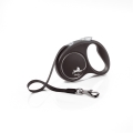 Поводок-рулетка Flexi Black Design S лента 5m/15кг черный 33906