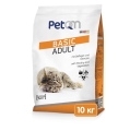 Корм сухой PetQM Cats Basic Adult with Poultry & Vegetables для взрослых кошек с птицей и овощами, 10 кг