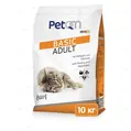 Корм сухий PetQM Cats Basic Adult with Poultry & Vegetables для дорослих котів з птицею та овочами, 10 кг
