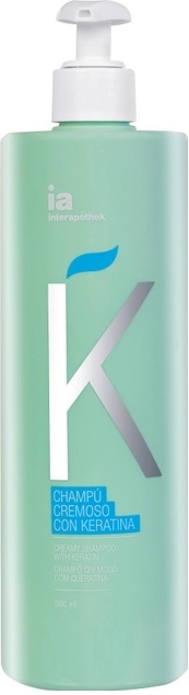Шампунь Interapothek для поврежденных волос с кератином, 500 мл