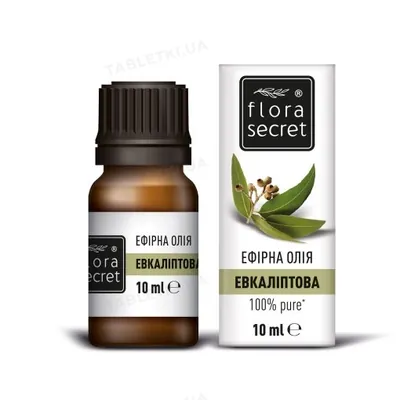 Олія ефірна Flora Secret евкаліптова, 10 мл