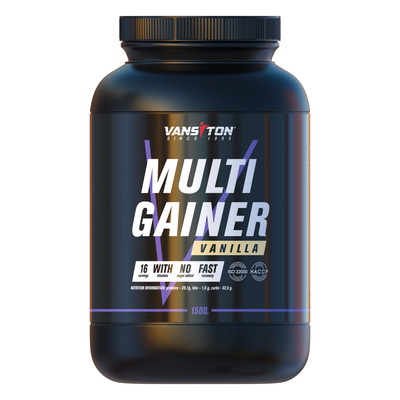 Гейнер Vansiton Multigainer (Мультигейнер), ваниль, 1,5 кг