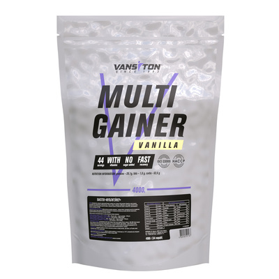 Гейнер Vansiton Multigainer (Мультигейнер), ваниль, 4 кг