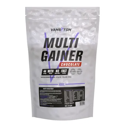 Гейнер Vansiton Multigainer, шоколад, 4 кг