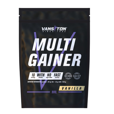 Гейнер Vansiton Multigainer (Мультигейнер), ваниль, 900 г