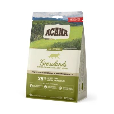 Корм сухой для кошек ACANA Grasslands Cat, 340 г