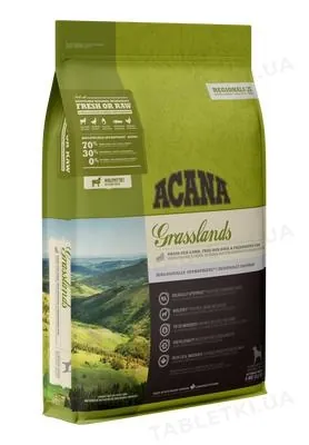 Корм сухий для собак всіх порід ACANA Grasslands Dog, 11,4 кг