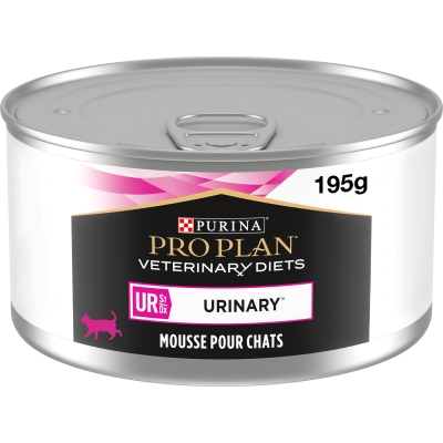 Корм влажный Purina Pro Plan Veterinary Diets UR Mousse Turkey для кошек c мочекаменной болезнью, 195 г