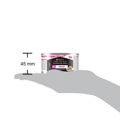 Корм влажный Purina Pro Plan Veterinary Diets UR Mousse Turkey для кошек c мочекаменной болезнью, 195 г