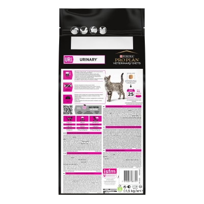 Корм сухой Purina Pro Plan PVD UR Urinary для кошек c мочекаменной болезнью, 1,5 кг