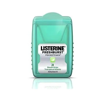 Смужки для освіження подиху Listerine FreshBurst PocketPaks м'ятні, 24 шт