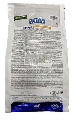 Корм сухий Farmina Vet Life UltraHypo для собак при харчовій алергії, 2 кг