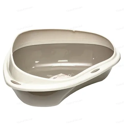Туалет кутовий для котів Georplast Shuttle Corner, 49x40x17,5 см