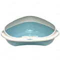 Туалет кутовий для котів Georplast Shuttle Corner, 49x40x17,5 см