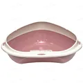 Туалет кутовий для котів Georplast Shuttle Corner, 49x40x17,5 см