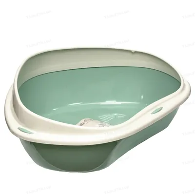 Туалет кутовий для котів Georplast Shuttle Corner, 58x48x20,5 см