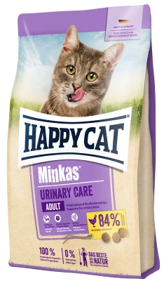 Корм сухой Happy Cat Minkas Urinary Care Geflugel для кошек для профилактики мочекаменных болезней с птицей, 10 кг, 70375