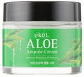 Крем для лица Ekel Aloe ампульный с экстрактом алоэ увлажняющий и успокаивающий, 70 мл