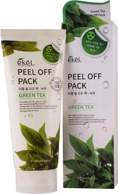 Маска-плівка Ekel Green Tea глибокого очищення з екстрактом зеленого чаю, 180 мл