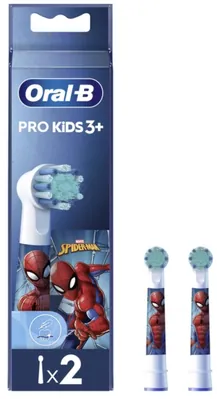 Змінні насадки для електричної зубної щітки Oral-B Kids Людина-павук, 2 шт
