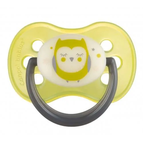 Пустушка латексна Canpol Babies Night dreams кругла 22/643, 6-18 місяців, 1 шт