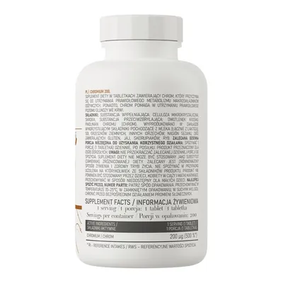 Хром OstroVit Chromium 200 мкг, 200 таблеток
