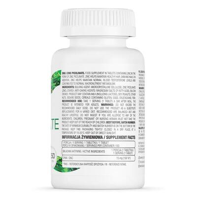 Цинк пиколинат OstroVit Zinc Picolinate, 150 таблеток