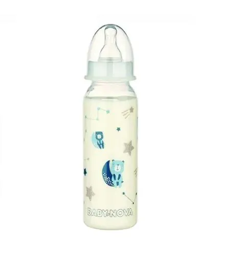 Пляшечка Baby-Nova 47011-1 Night з декором для хлопчиків, 240 мл