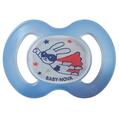 Пустышка силиконовая Baby-Nova 24222-1 ортодонтическая ночная, размер 1, синяя 0-6 месяцев, 1 шт