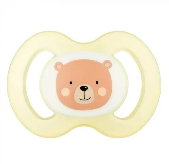 Пустышка силиконовая Baby-Nova 27251-3 симметричная, размер 2, 6-18 месяцев, 2 шт