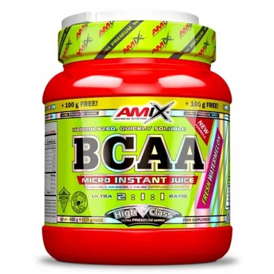 Амінокислоти Amix Nutrition BCAA Micro Instant Juice вишня 400 г + 100 г