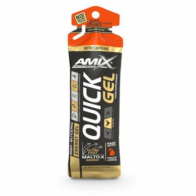 Изотоник Amix Nutrition QUICK Gel with caffeine апельсин, 45 г
